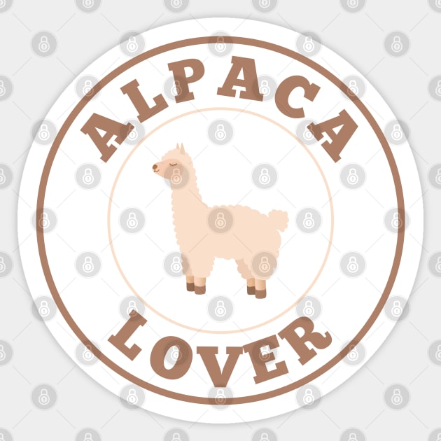 Alpaca lover Sticker by SilentCreations